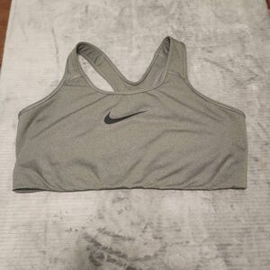 Nike Women's Plus Size Solid Medium Support Sports Bra Size 2X GRAY